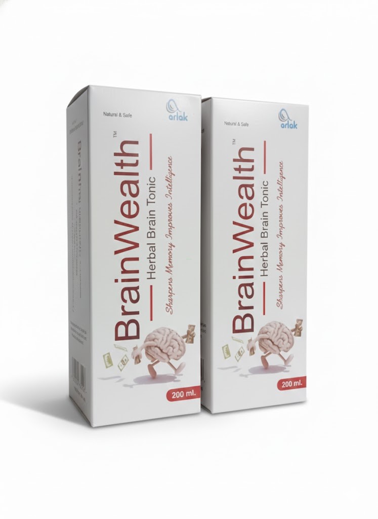 Hamdan Forever Brain Wealth  Herbal Brain Tonic sharpens memory improves  intelligence ( pack  of 2)