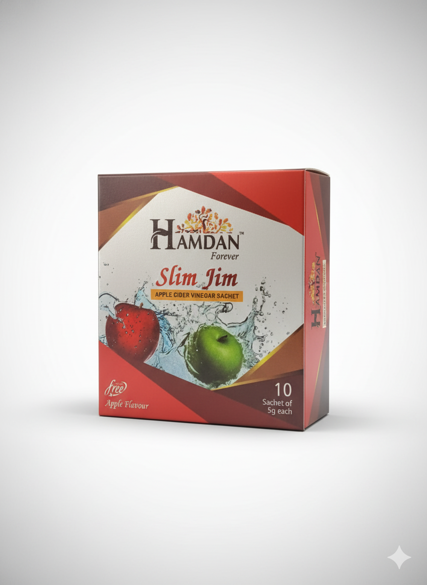 Hamdan Forever Slim Jim APPLE CIDER VINEGAR SECHET (Pack of 1)