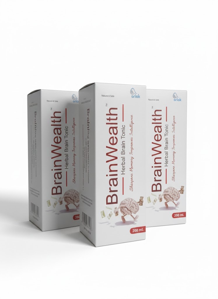 Hamdan forever Brain Wealth Harbal Brain Tonic Sharpens Memory Improves Intelligence  ( pack of 3)