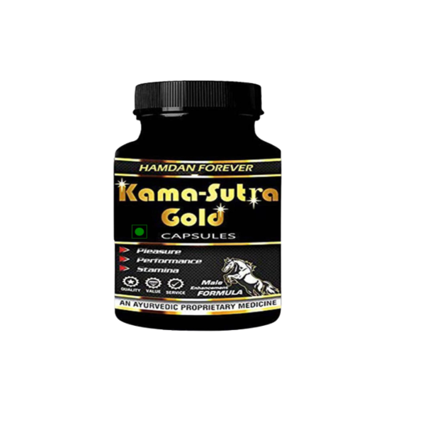 Kamasutra Gold Capsule 100% ayurvedic capsules with 9 precious herbs for men